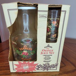 The Old Farmer's 5pc Orange Juice Set